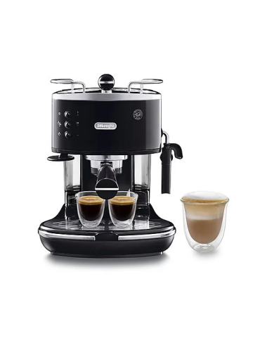 MACCHINA CAFFÈ ESPRESSO DE'LONGHI Icona Classic ECO311.BK, 1100 W, Nero