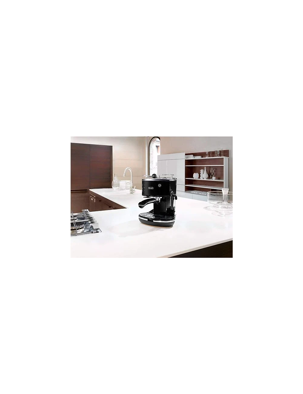 MACCHINA CAFFÈ ESPRESSO DE'LONGHI Icona Classic ECO311.BK, 1100 W, Nero